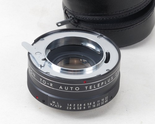 Topcon RE Mount 2x Auto Teleplus Teleconverter Doubler TO-R, nella custodia - Bello!