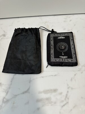 KAV Reisefreundlich Faltbar Tragbar Wasserdicht Tasche Gebetsteppich mit Kompass