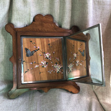 Antique Tri-Fold Vanity Mirror Ladys Maid to ...