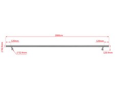304 Stainless Steel Handrail for Wall Mount Pipe Stair Handrail for Stair/Steps