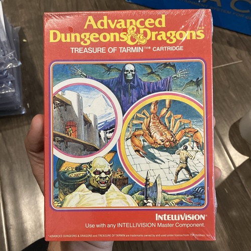 Intellivision Advanced Dungeons and Dragons Treasure Of Tarmin Game NEW SEALED