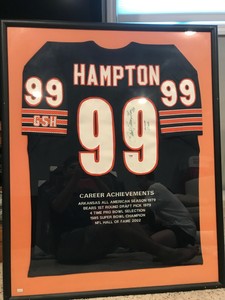 dan hampton signed jersey