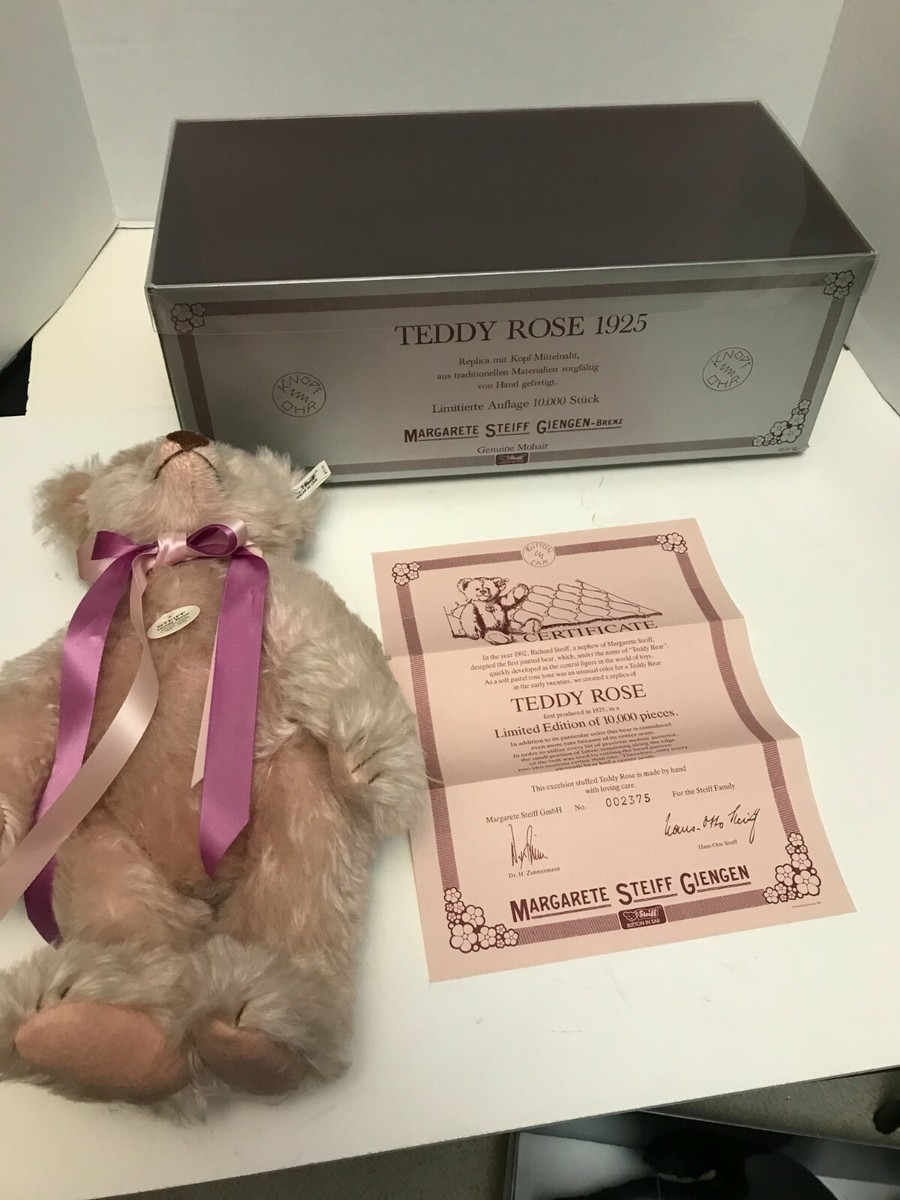 Steiff Teddy Rose 1925 Replica Limited Edition | eBay