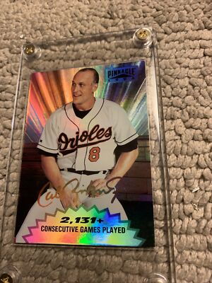 Cal Ripken 2131 Consecutive games 1996 Screw Down arctic Holder Display #1 Cb2