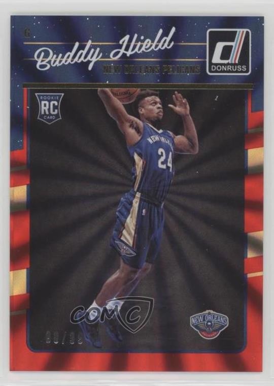 2016-17 Panini Donruss Rookies Red Holo Laser /99 Buddy Hield #156 0c6