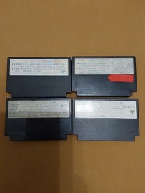 Lot of 4 Dragon Quest Warrior 1 2 3 4 I II III IV FC Famicom NES Japan Import 