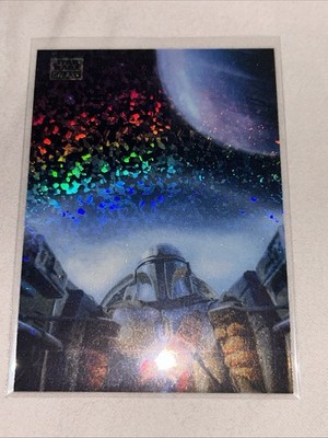 2025 Topps Star Wars Galaxy Chrome Wizard Mini Diamond Refractor  #20