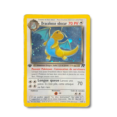 Pokemon Karte Französisch - Dunkler Dracolosse Holo Edition 1 5/82 - Team Rocket