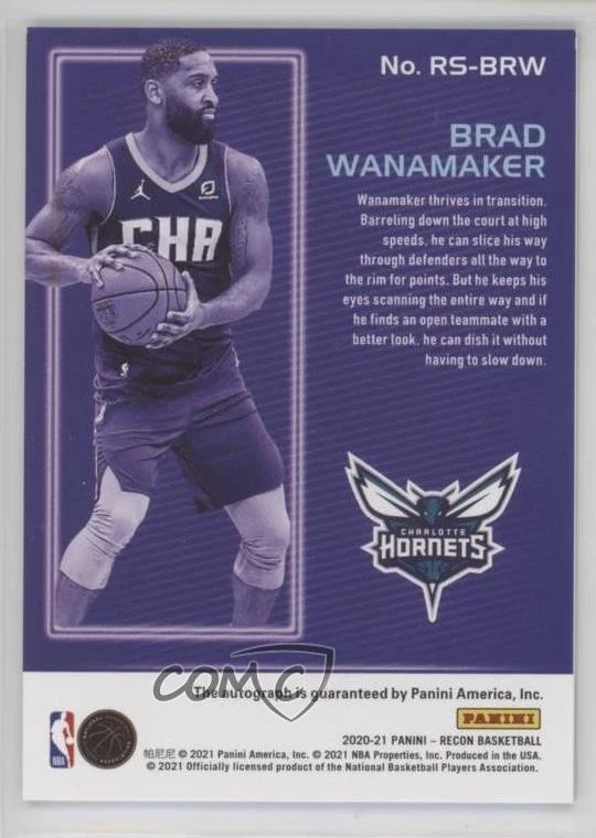2020-21 Panini Recon Recon Signatures Green /5 Brad Wanamaker #RS-BRW Auto - Image 2 of 2