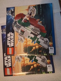 Lego Star Wars Instruction Manual Only 8097 Slave-1  GUC No Bricks
