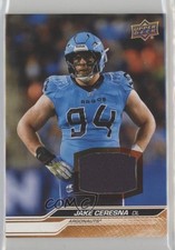 2024 Upper Deck CFL Game Patch 12/35 Jake Ceresna #14 Patch 1lm9