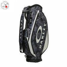 Oakley Golf Cart Bag 9.5 x 47inch 18.0 2025 Model 5-way Ellipse Logo Black/Gray