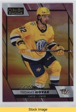 2023-24 O-Pee-Chee Platinum Sunset Thomas Novak #32 READ 1s58