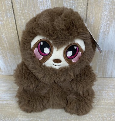 Squeezamals 3 Deez Deluxe Sidney Sloth 8'' Slow Rise Squish Scented Watermelon