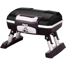 Petit Gourmet 1-Burner Tabletop Portable Propane Gas Grill in Black