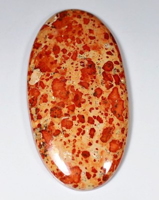 101 Ct 6X31X58 mm Natural Orbicular Asteroid Jasper Oval Cabochon Gemstone KJ-05