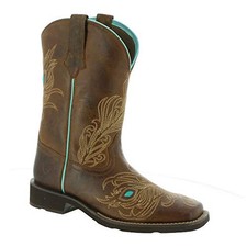 ARIAT BRIGHT EYES II WOMENS BOOT SIZE: WOMEN 7.5 AU/UK W5 EU W38 WEATHERED BROWN