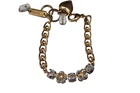 MARIANA JEWELRY gorgeous Gold with Clear CRYSTAL FLOWERS BRACELET