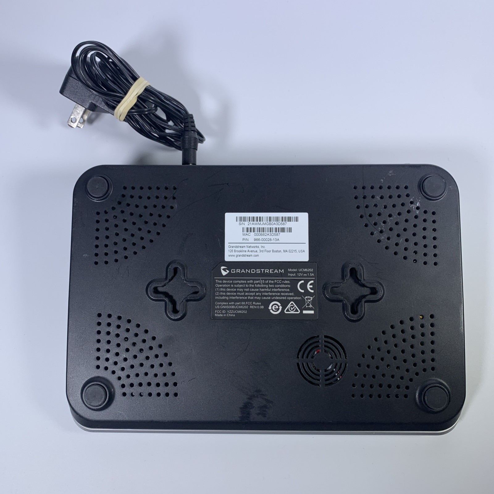 Grandstream UCM6202 2-Port IP PBX Appliance with Power Adapter 