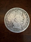 1899 Barber Half Dollar silver