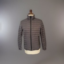 ZARA MAN Herren Steppjacke Grau S Warm Leicht Übergangsjacke Modern Style 🩶✨