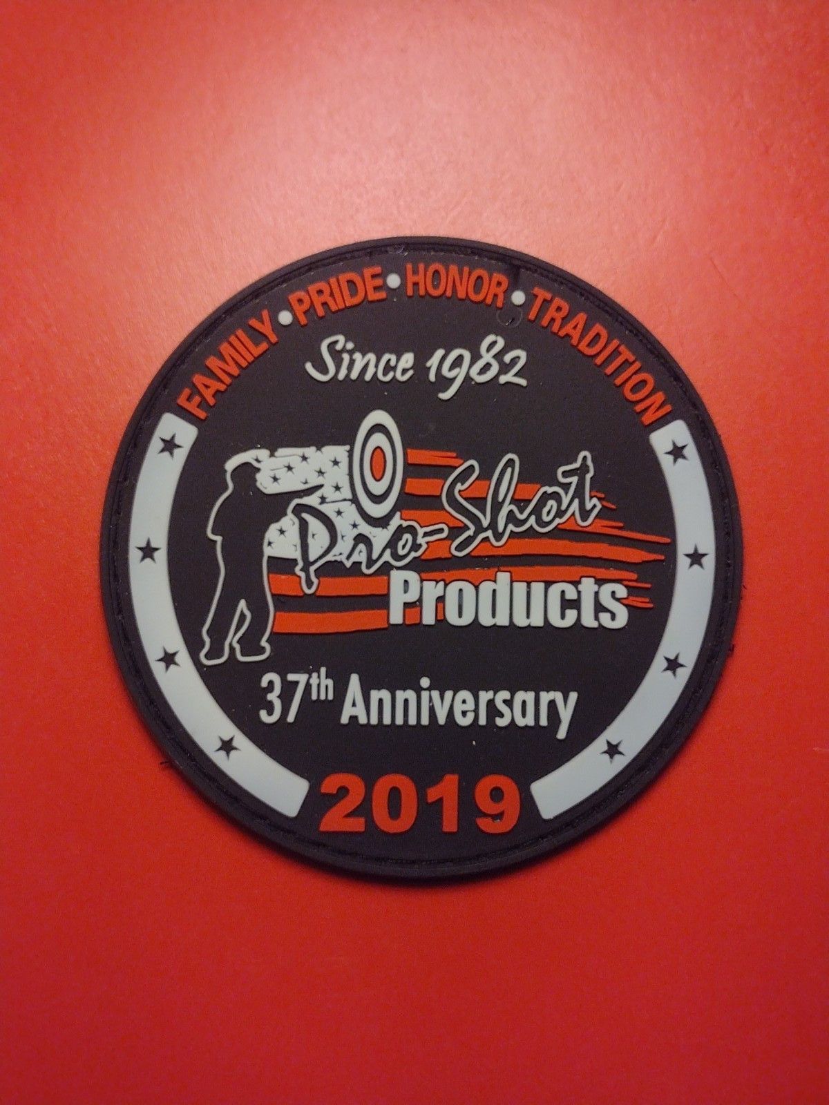 Pro-Shot Products Since 1982 37th Anniversary 2019 morale patch PVC H&L NEW