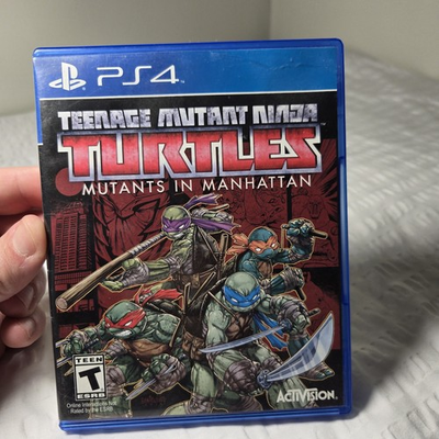 #ad #ad TMNT: Mutants in Manhattan Sony PlayStation 4 Clean No Scratches Tested $29.99
