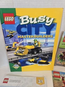 LEGO Instruction Manuals Lot Creator Sets + Busy City Book