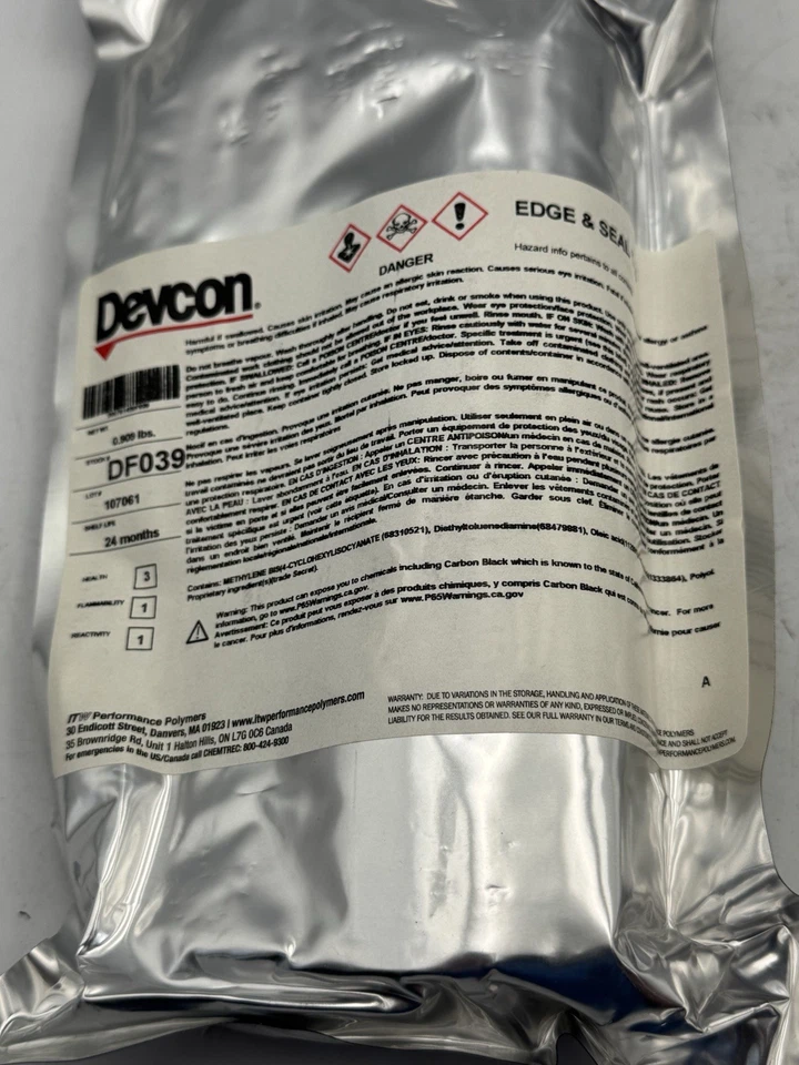 Devcon Sellador de Uretano Líquido Negro 400 ml Cartucho - 078143-DF039 Foto 2 de 4