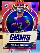 2022 Wan'Dale Robinson Panini Classics Classic Beginnings Purple /35 RC #CB-16