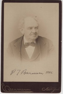 1886 P.T.Barnum tarjeta de gabinete boleto de cortesía cancionero grupo escaso