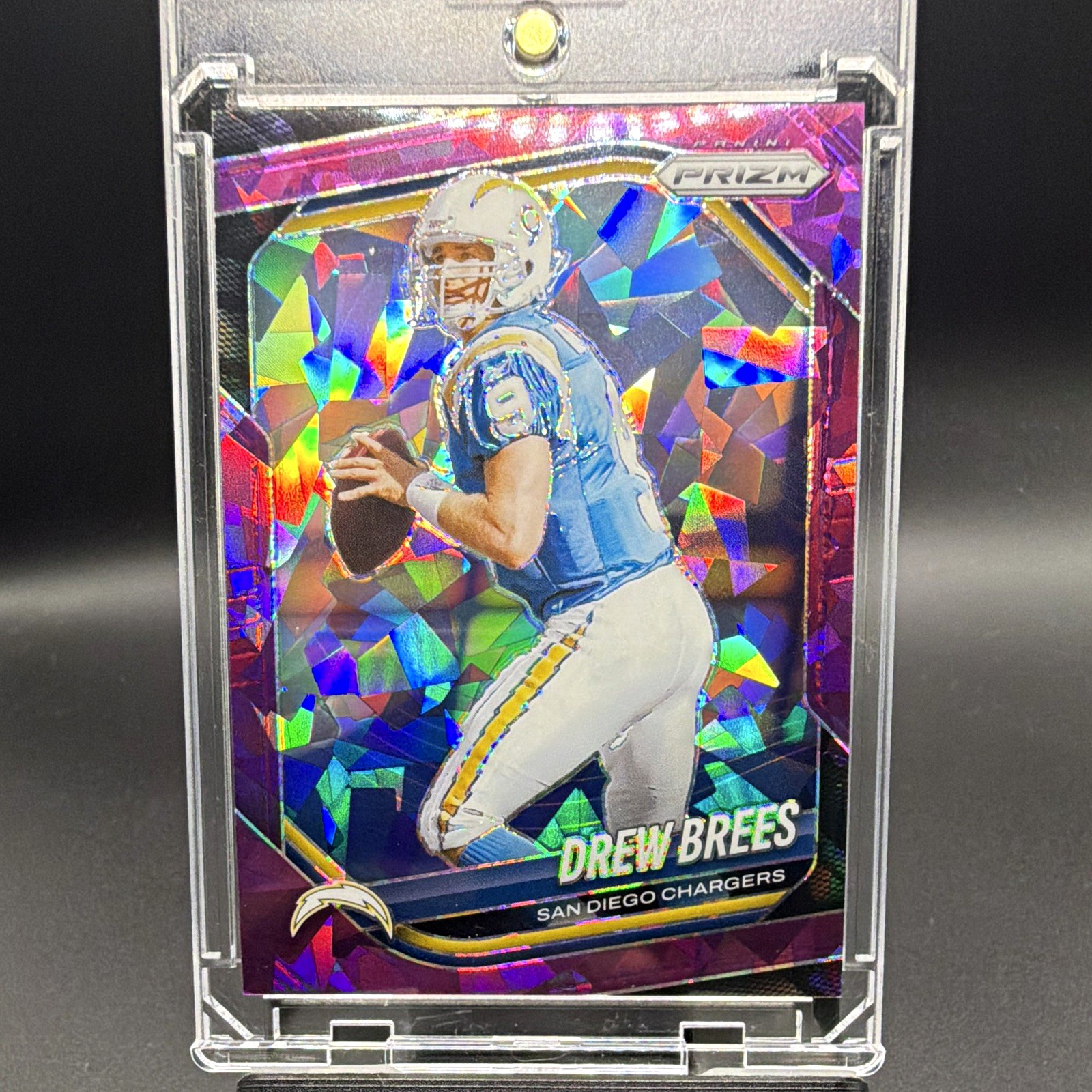 Panini Prizm 2025 Purple Ice Prizm Drew Brees #266 /225 Chargers