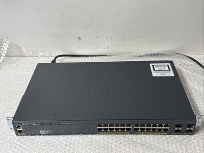 Cisco Catalyst 2960X-24TS-L Network Switch 24 Port (WS-C2960X-24TS-L) Black
