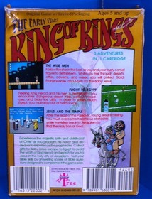 King of Kings: The Early Years Nintendo Entertainment 1991 NES Camel Cover CIB