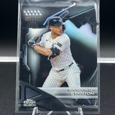2026 TOPPS CHROME BLACK - #136 GIANCARLO STANTON SILVER REFRACTOR 195/199