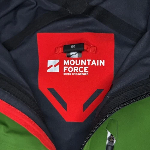 NWOT Mountain Force Mens Ski Shell Jacket Green Waterproof Hooded EU50 US Medium image 3