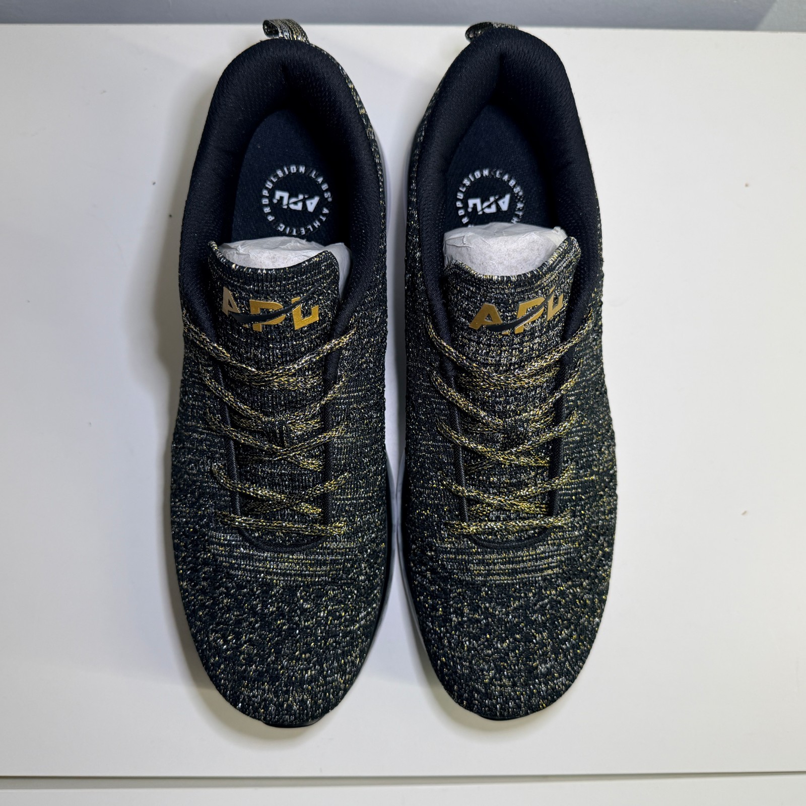 APL Men’s Techloom Pro X Size 11.5 Black/Gold/Silver – Brand New image 4