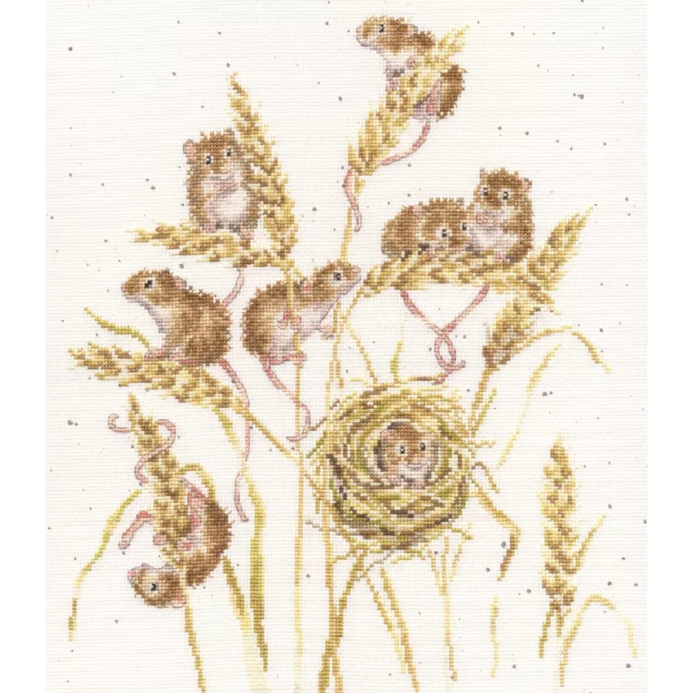 Bothy Threads counted cross stitch kit ""The Harvesters"", XHD151, 28x32cm