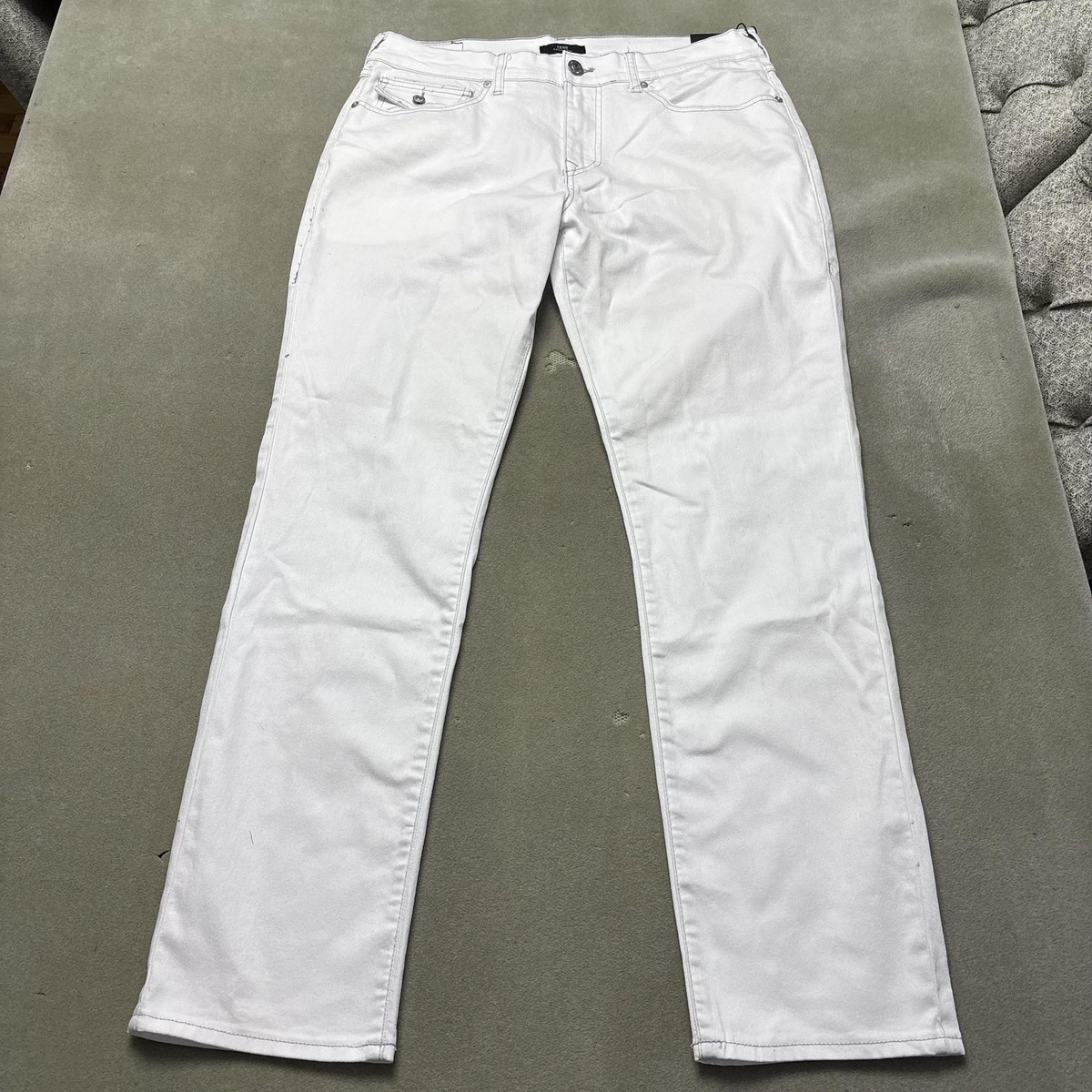 True Religion Geno SN Flap Jeans Mens 33x32 Slim Relaxed Straight