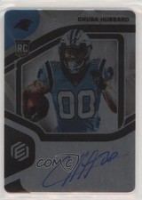 2021 Panini Elements RPS Rookie Steel Signatures 81/199 Chuba Hubbard Auto qf8