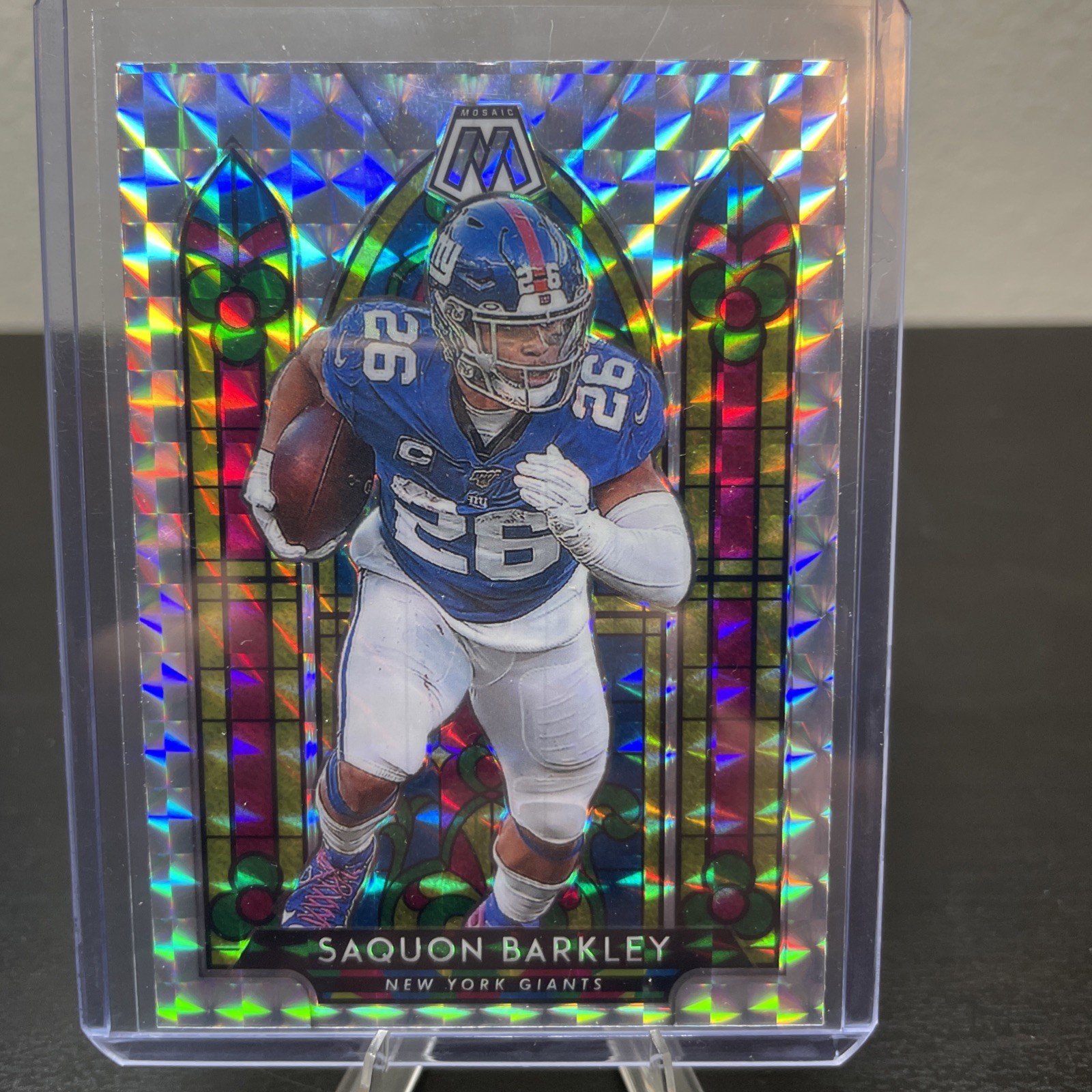 2020 Panini Mosaic - Saquon Barkley Stained Glass #SG7 Giants *SEE DESC.*