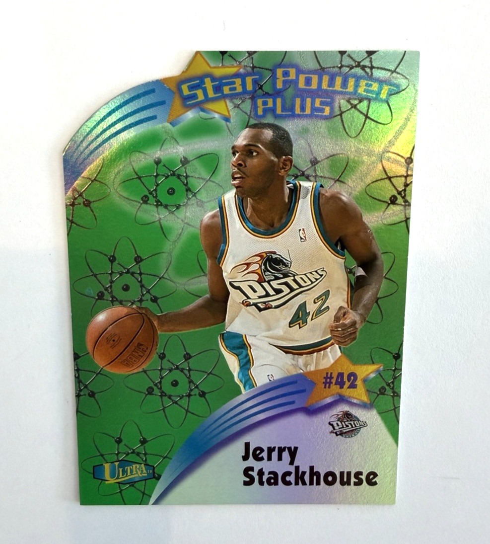 Jerry Stackhouse 1997 Fleer Ultra Star Power Plus #20 SPP NBA Pistons