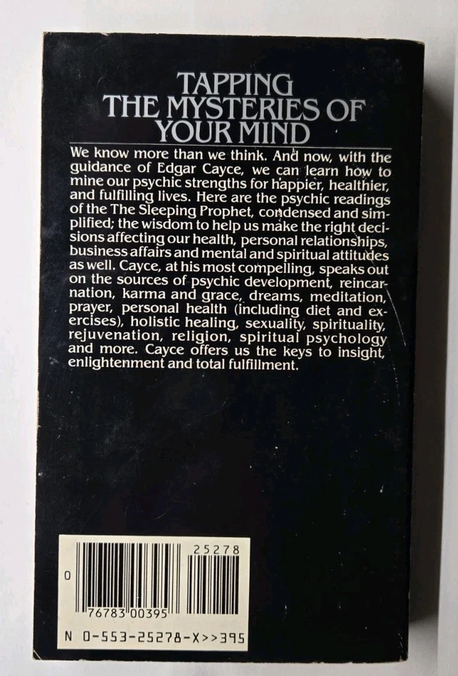 Edgar Cayce Primer Herbert Puryear 1982 Bantam Книга в мягкой обложке  - Изображение 2 из 4