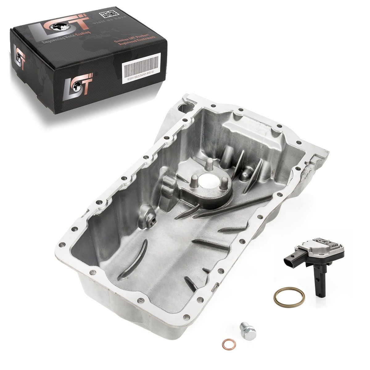 Oil Pan Aluminum Pan + Oil Level Sensor For Audi A3 8L1 - 1.8
