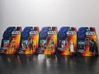 1995 STAR WARS THE POWER OF THE FORCE Set of 5 Figures Luke, Han Solo, Bobba, Et