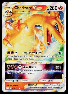 pokemon tcg crown zenith 019 159 charizard vstar card the official authentication and grading ensure this card remains a verified mainstay of your growing collection. Pokmon TCG - Charizard VSTAR