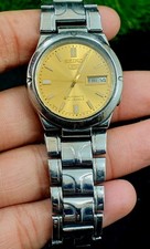 Vintage Of Seiko 5 Automatic 21 Jewels Men Watch Day Date Japan Made 4227-00E0