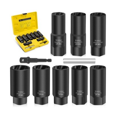 10PCS Deep Lug Nut Remover Heavy Duty, 1/2'' Drive Impact Wheel ... FAST USA SHIP