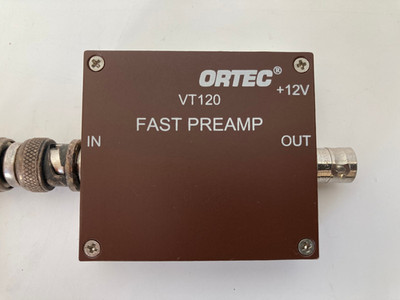 Ametek Ortec Preamplifier VT120 + Preamp Coax Protector