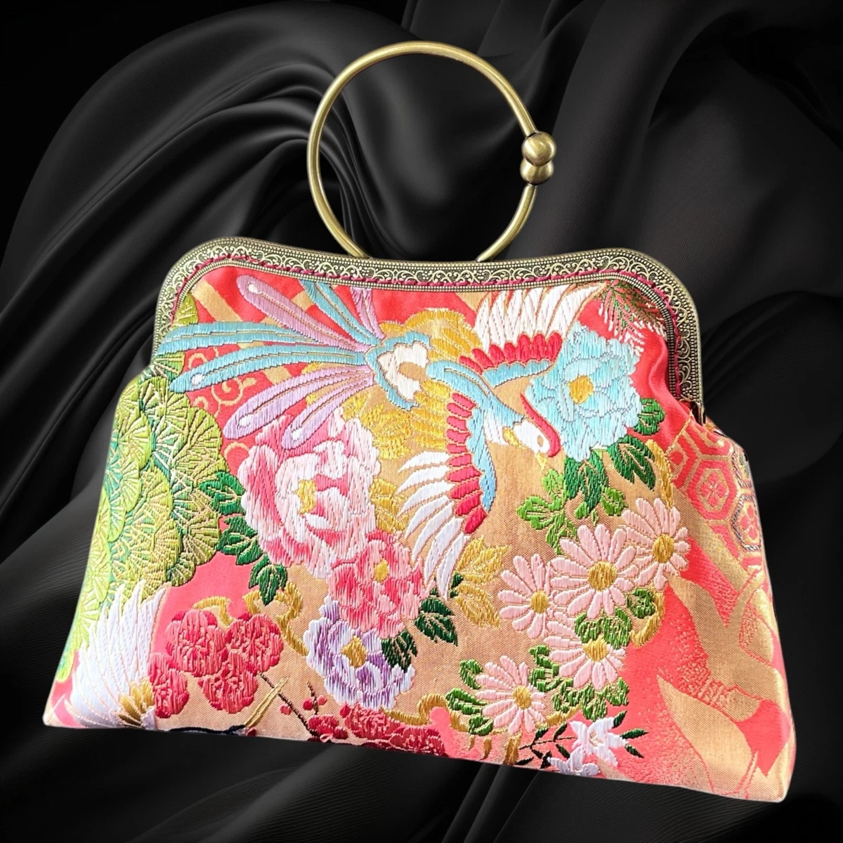 ピンクの花袋&ハンドバッグ 女性用 | eBay